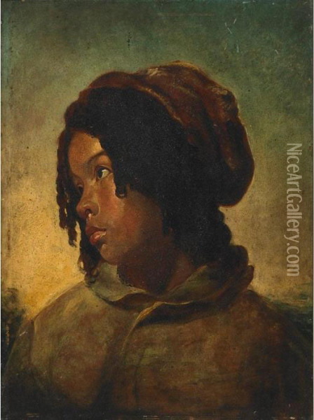 Young Negress Oil Painting - William Etty