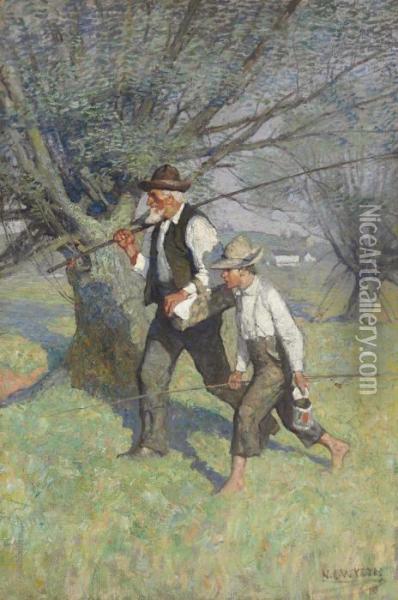 The Call Of The Spring Oil Painting - Newell Convers Wyeth