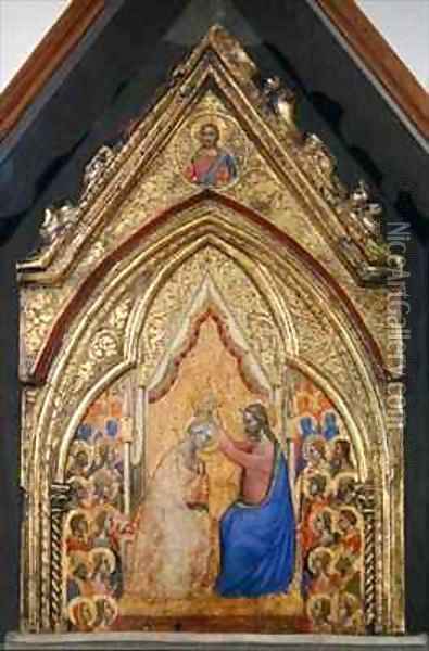 The Coronation of the Virgin Oil Painting - Bernardo Daddi