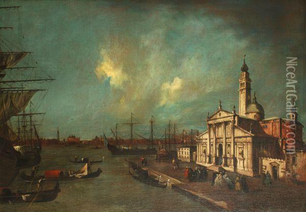 San Giorgio Maggiore, Venice Oil Painting - Michele Marieschi