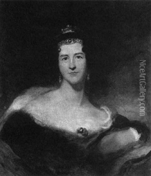 Portrait Of The Hon. Mrs Thomas Hope Later Lady             Beresfordu Oil Painting - Thomas Lawrence