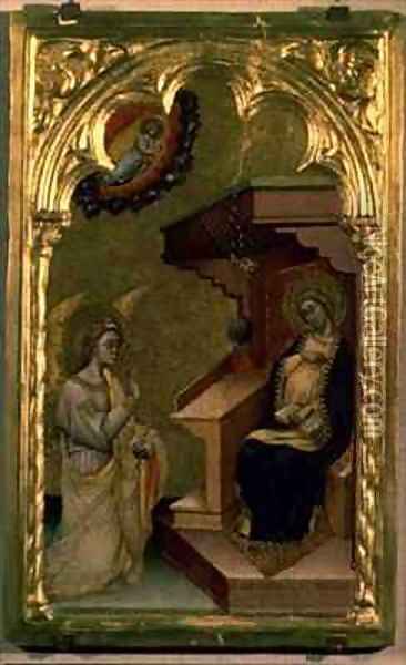 The Annunciation Oil Painting - Simone dei Crocifissi