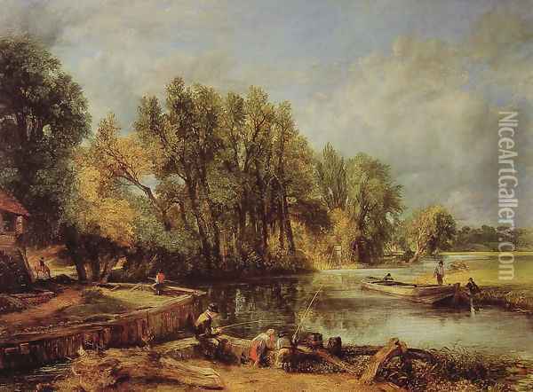 Stratford Mill Oil Painting - John Constable