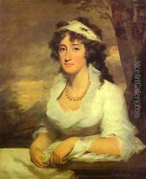 Portrait Of Janet Dundas 1790 Oil Painting - Sir Henry Raeburn