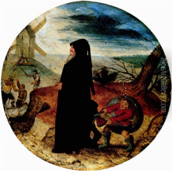 Die Treulosigkeit Der Welt Oil Painting - Pieter Brueghel the Younger