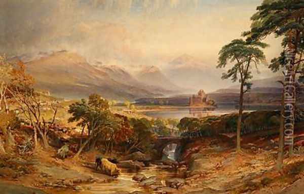 Kilchurn Castle Oil Painting - William Leighton Leitch