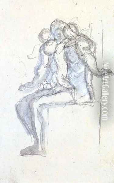 Femme aux amours Oil Painting - Auguste Rodin
