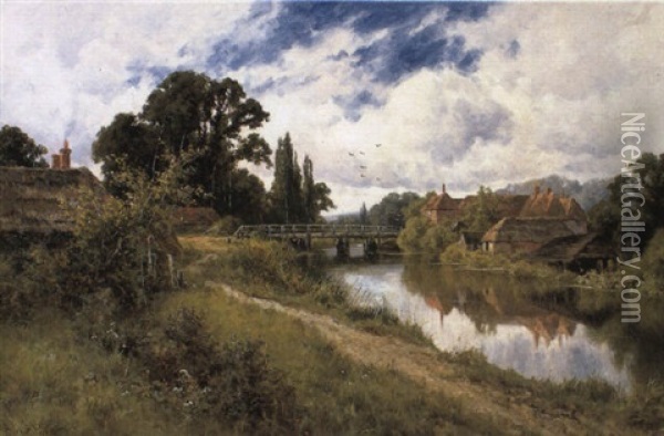Westhampton, Berkshire Oil Painting - Henry H. Parker