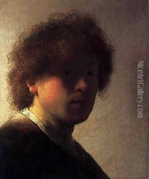 Self Portrait 1628 Oil Painting - Harmenszoon van Rijn Rembrandt