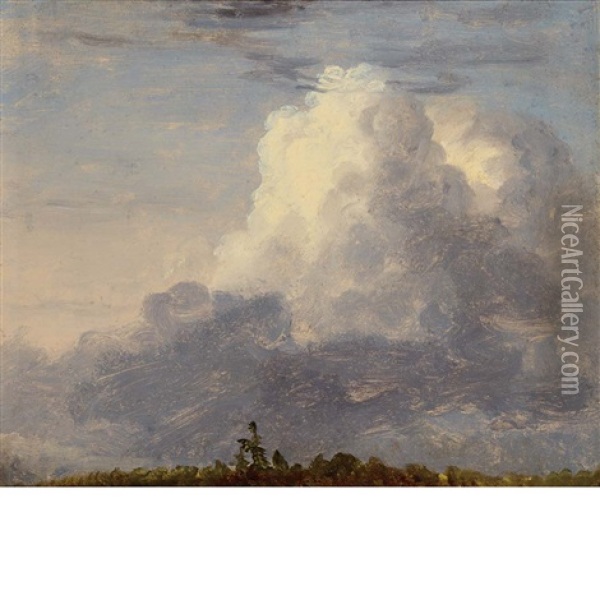 Clouds Oil Painting - Thomas Cole