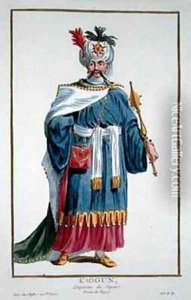 Emperor Kaugun from Recuil des Estampes Oil Painting - Pierre Duflos