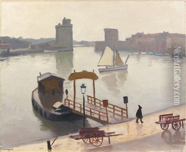 Le Port De La Rochelle Oil Painting - Albert Marquet