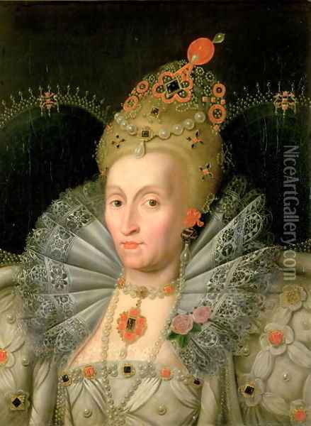 Queen Elizabeth I Oil Painting - Wilhelm von Gegerfelt