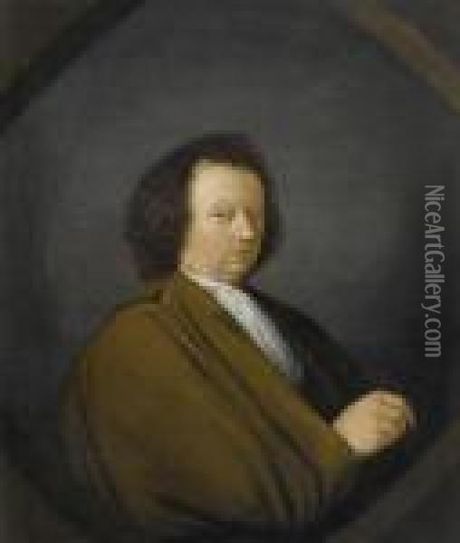 Portrait Of A Nobleman Oil Painting - Cornelis Dusart