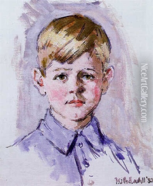Iain Oil Painting - Francis Campbell Boileau Cadell