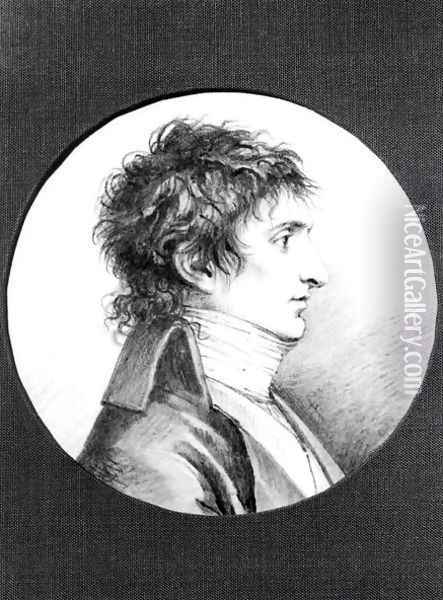 Portrait of Lucien Bonaparte 1775-1840 c.1800 Oil Painting - Jacques Reattu