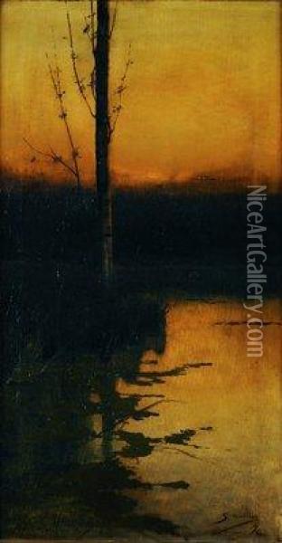 Pantanal Oil Painting - Segundo Matilla Y Marina