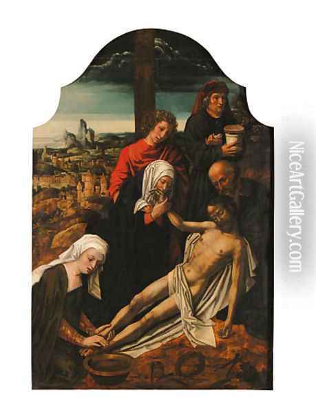 The Deposition Oil Painting - Ambrosius Benson
