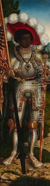 Saint Maurice - ca 1522 - 25 Oil Painting - Lucas The Elder Cranach