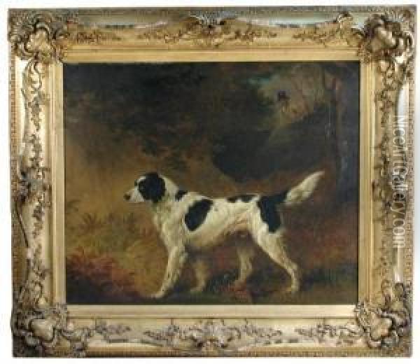 Portrait Of Fox Oil Painting - Edmund Bristow