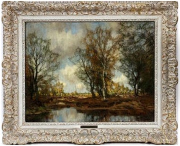 Autumn In Holland Oil Painting - Arnold Marc Gorter