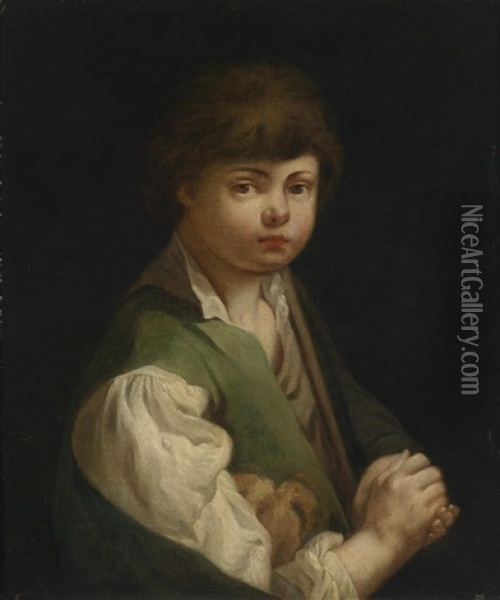 Bildnis Eines Knaben Oil Painting - Jean Baptiste Greuze