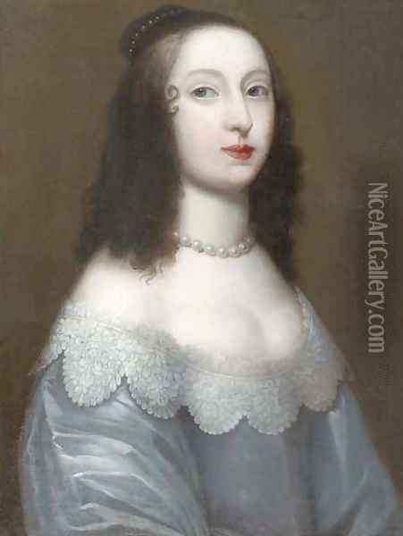 Portrait of Mary, Princess of Orange (1631-1660) Oil Painting - Sir Peter Lely