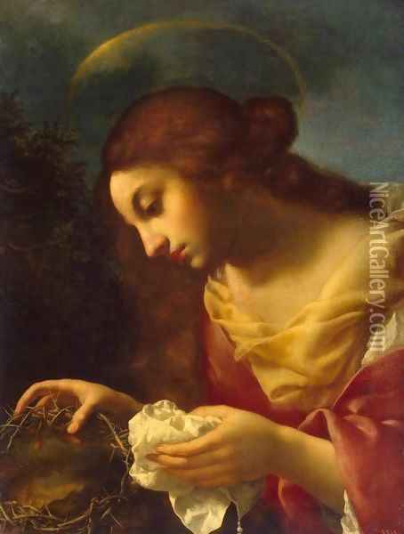 St Mary Magdalene Oil Painting - Carlo Dolci