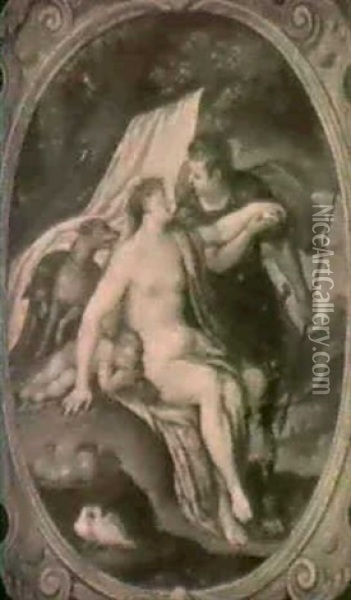 Venus Et Adonis Oil Painting - Jan Van Balen