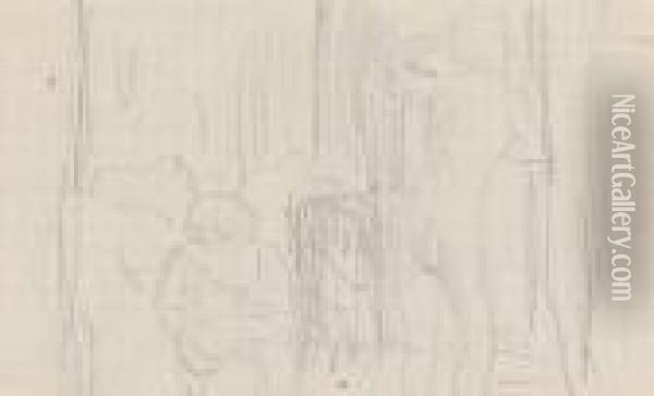 Deux Nus Dans Le Salle De Bain Oil Painting - Pierre Bonnard