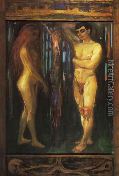Metabolism 1899 Oil Painting - Edvard Munch