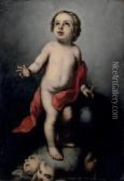 The Infant Christ Holding An Orb Oil Painting - Bartolome Esteban Murillo