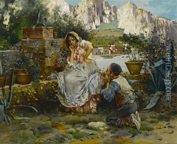 The Rejected Inamorato Oil Painting - Vincenzo Irolli
