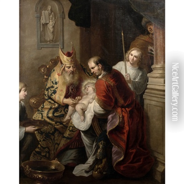 La Circoncision Du Christ Oil Painting - Cornelis Schut the Elder