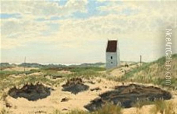 The Sand-buried Church Oil Painting - Vilhelm Groth