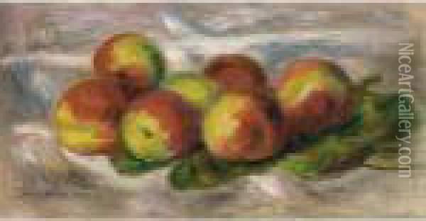 Nature Morte Aux Peches Oil Painting - Pierre Auguste Renoir