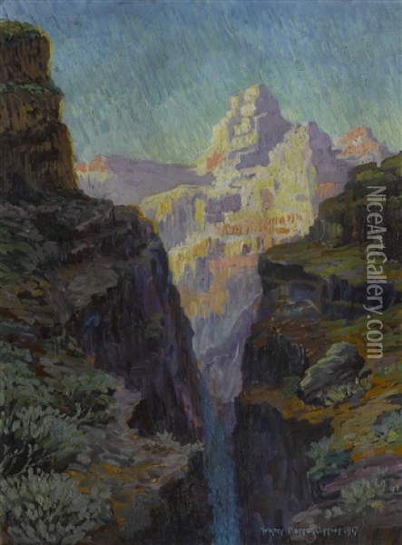 Grand Canyon Oil Painting - Walter Barron Currier