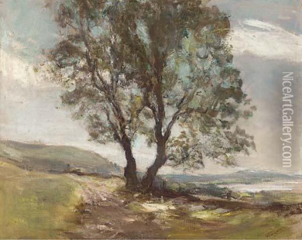 The Lone Tree Oil Painting - James Lawton Wingate