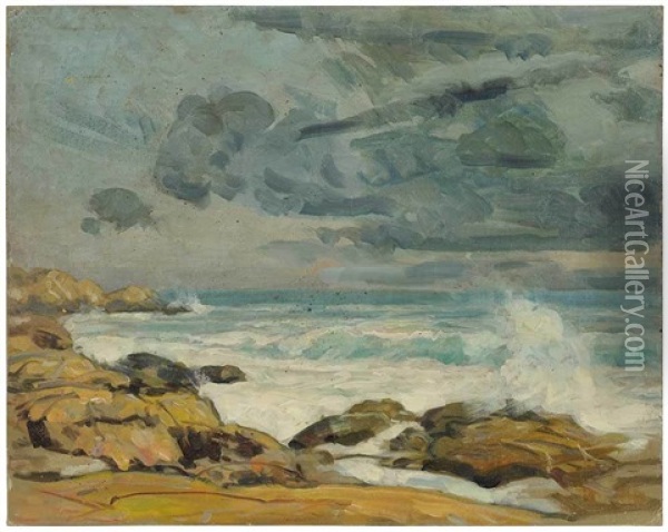 Seascape Oil Painting - John Fabian Carlson