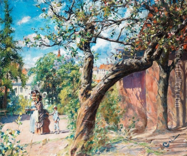 Frammande Nr 2 Oil Painting - Carl Olof Larsson