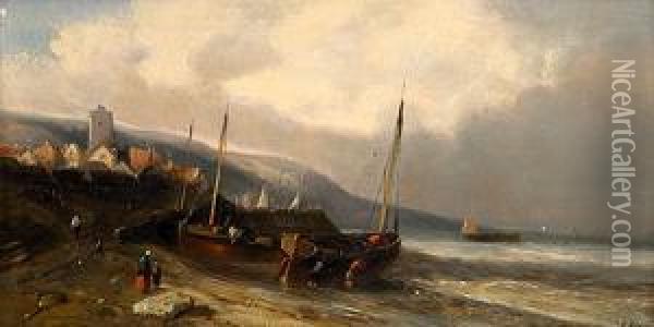 Landschaftsmalerin Oil Painting - Auguste Vyaret