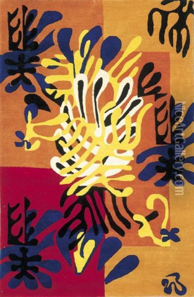 Mimosa Oil Painting - Henri Albert Adam