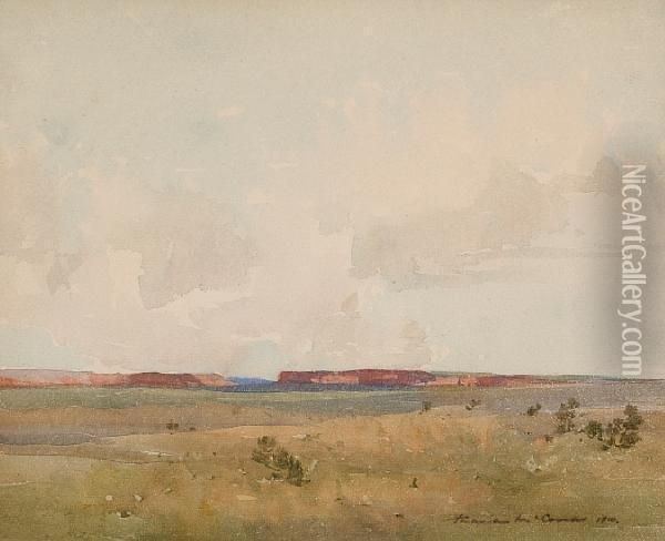 Near Sandstone Mesa Oil Painting - John Defett Francis