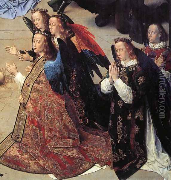 The Adoration of the Shepherds (detail 7) 1476-79 Oil Painting - Hugo Van Der Goes