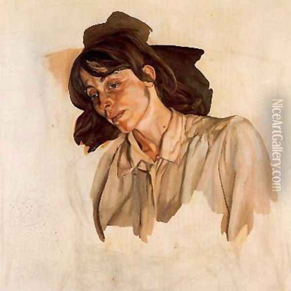 Ultimo retrato Oil Painting - Lucian Freud