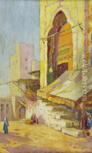 Paesaggio Oil Painting - Giuseppe Amisani