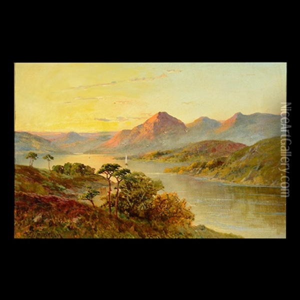 Loch Lomand Oil Painting - Frank E. Jamieson
