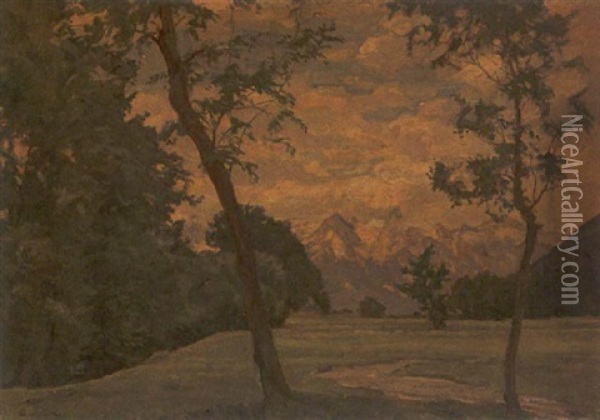 Sommer In Oberbayern Oil Painting - Carl Friedrich Felber