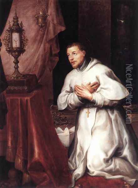 St Norbert 1637 Oil Painting - Marten Pepijn