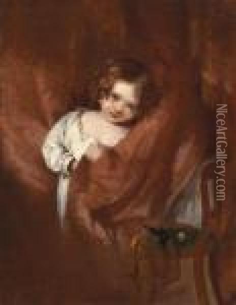 Portrait Study Of A Young Girl Oil Painting - Sir Thomas Lawrence
